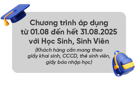 Điều kiện áp dụng chương trình khuyến mại Back to School 2025