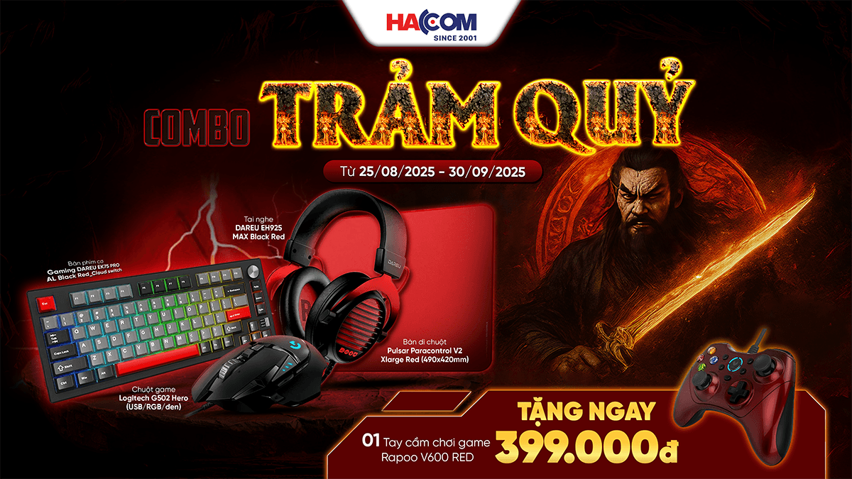 Combo Gaming Gear Trảm quỷ
