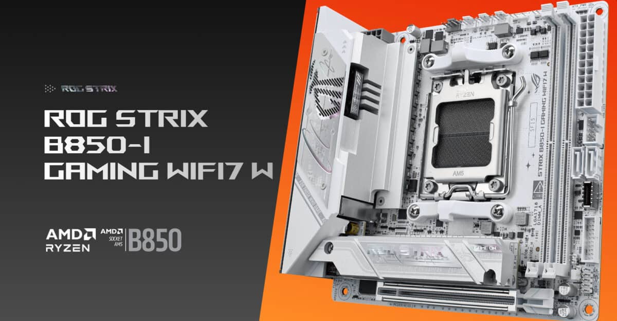 asus rog strix b850 i mini itx motherboard