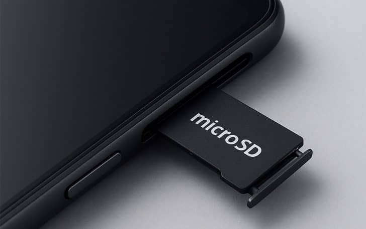 smartphone microsd card