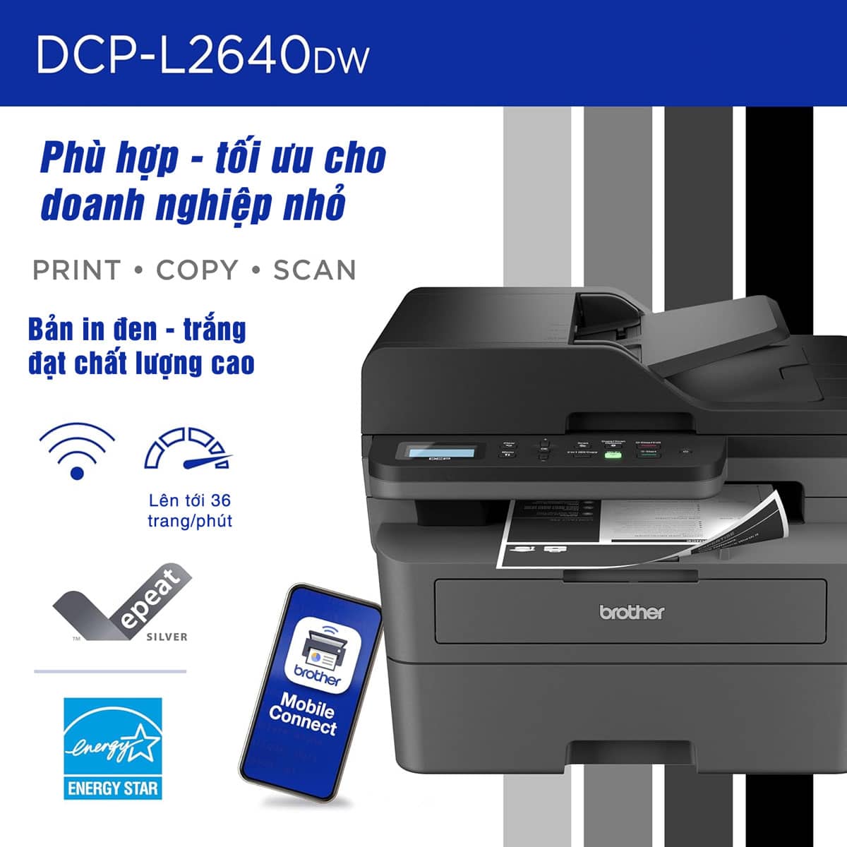 máy in Brother Series DCP phục vụ nhu cầu in và scan