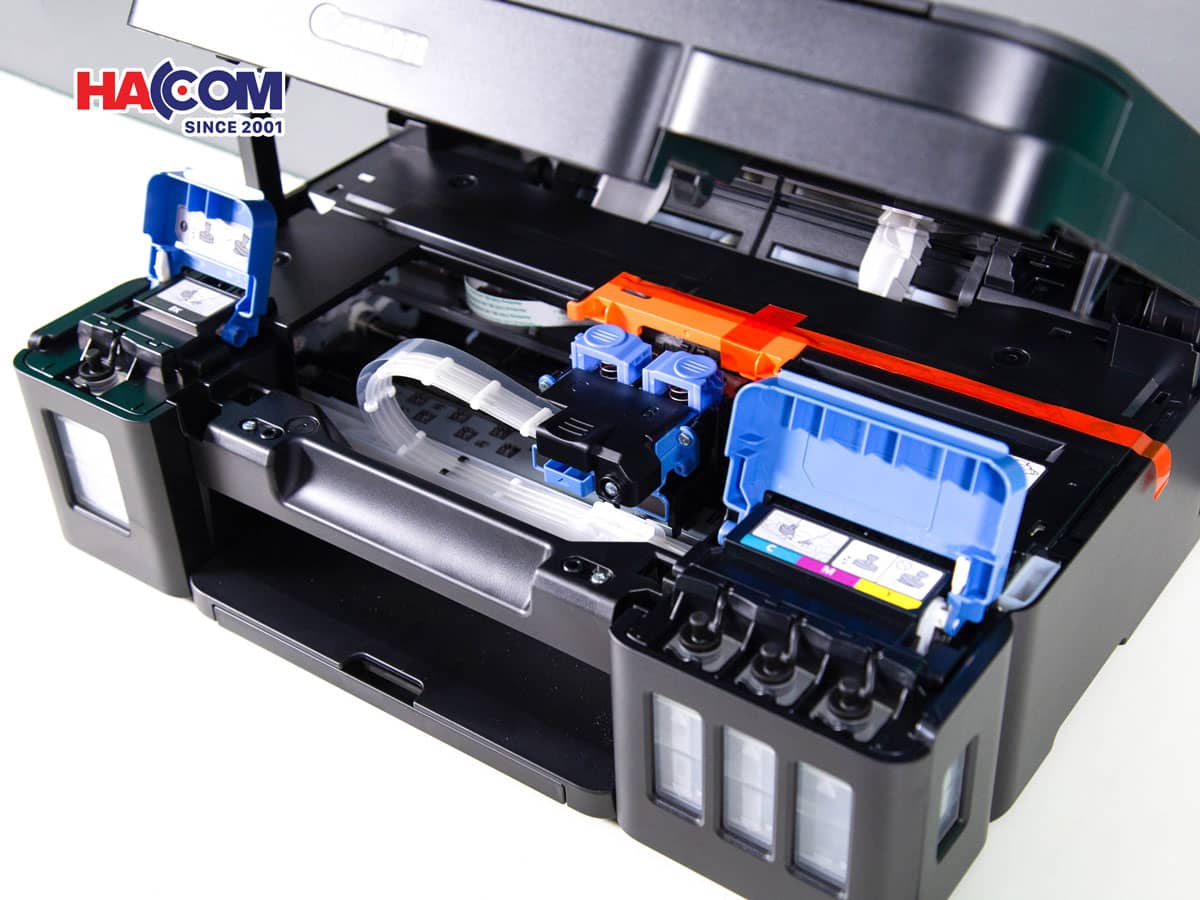 Hệ thống hộp tiếp mực của máy in Canon PIXMA G3010