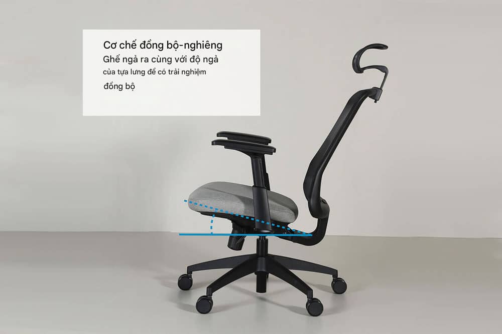 góc ngả lưng và chế độ ngả thông minh của công thái học