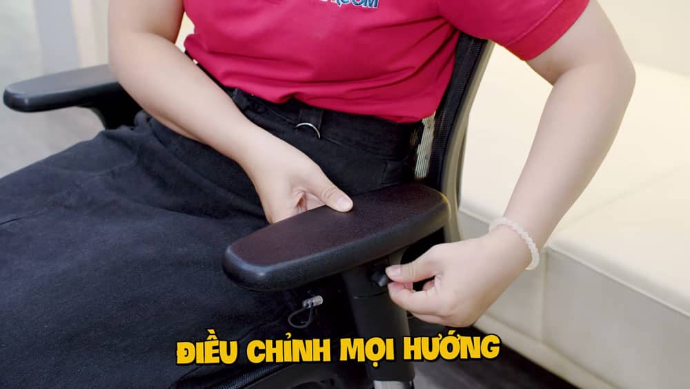 điều chỉnh tay vịn của sihoo M57