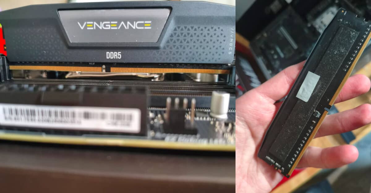 fake corsair vengeance ddr5