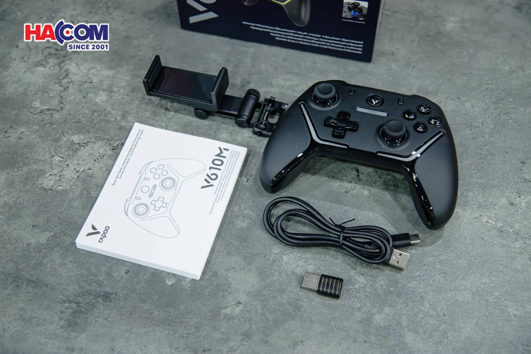 review nhanh tay cam rapoo v610m 2