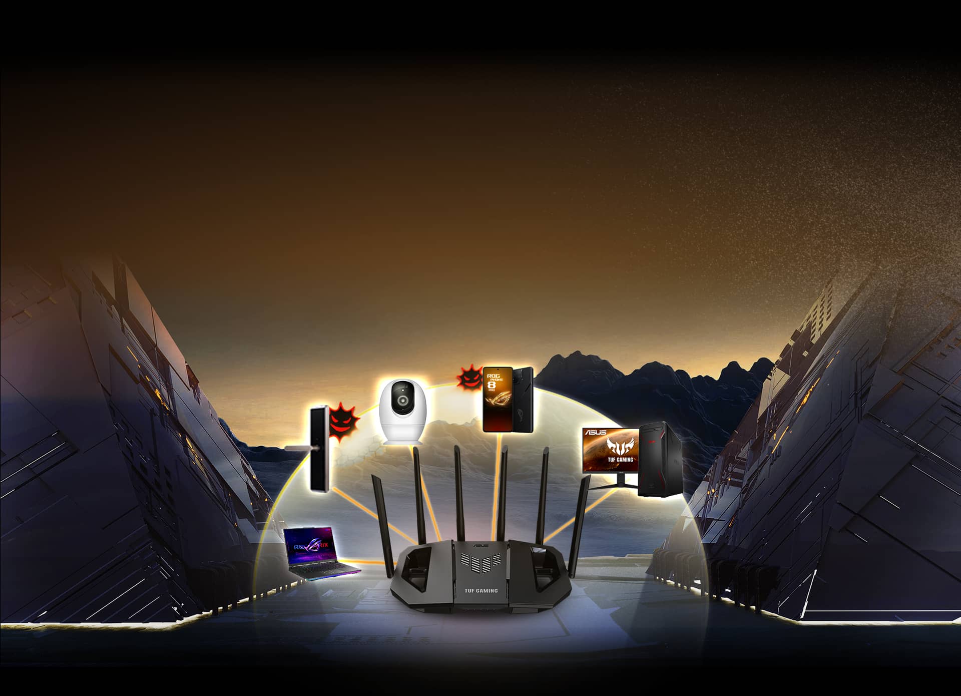 bo phat wifi 7 asus tuf be6500 gaming 3