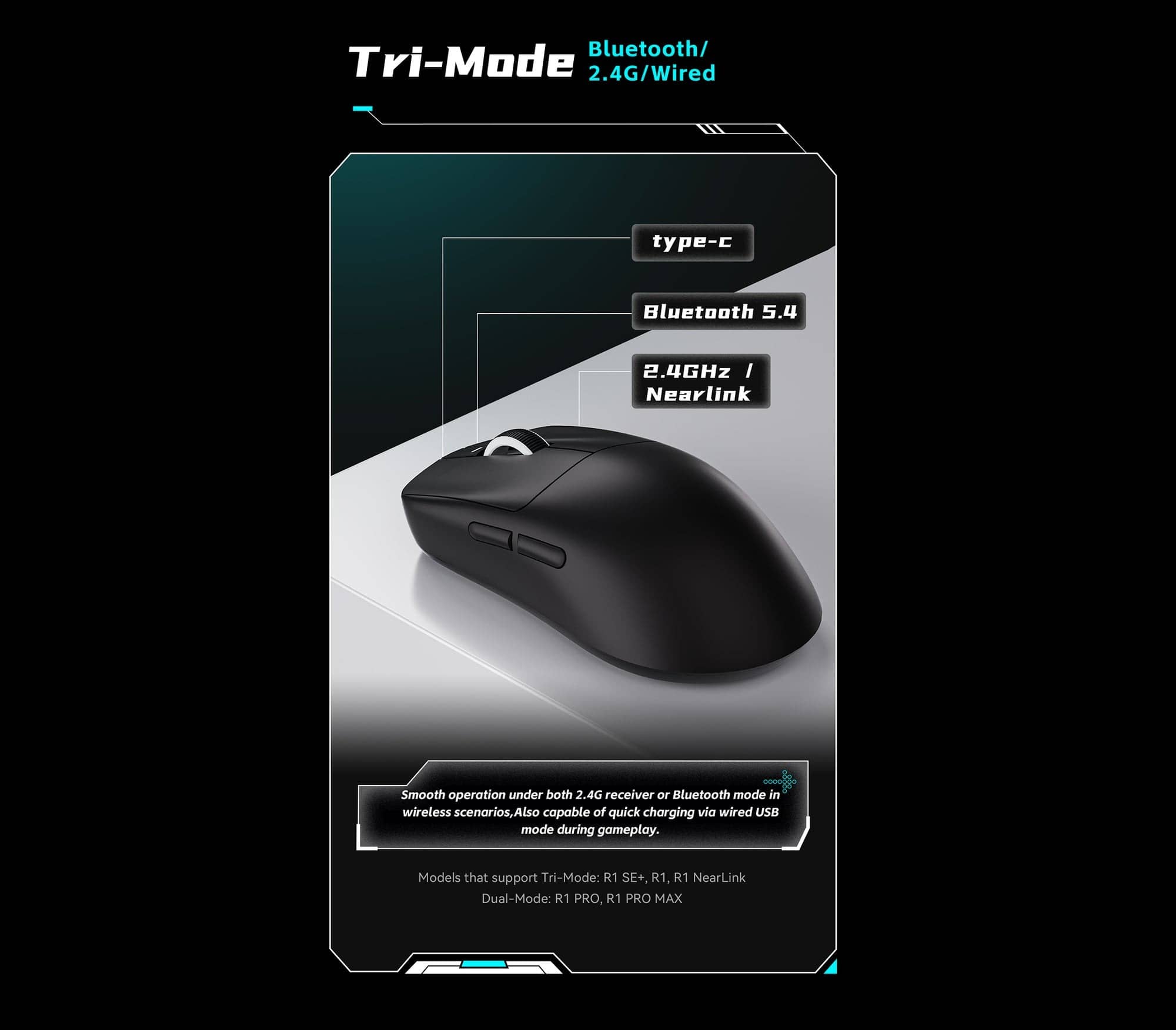 Chuột không dây VXE R1 SE+ 5