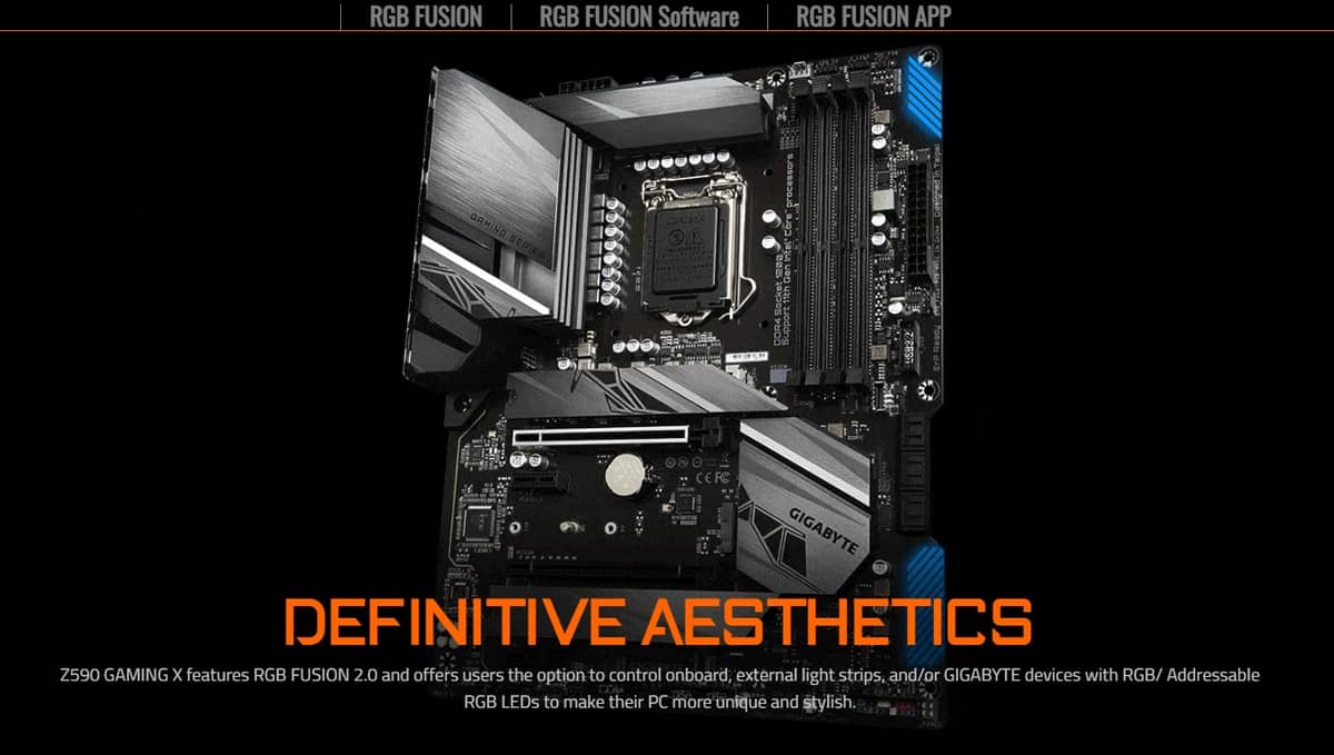 Mainboard Gigabyte Z590 GAMING X - HACOM 3