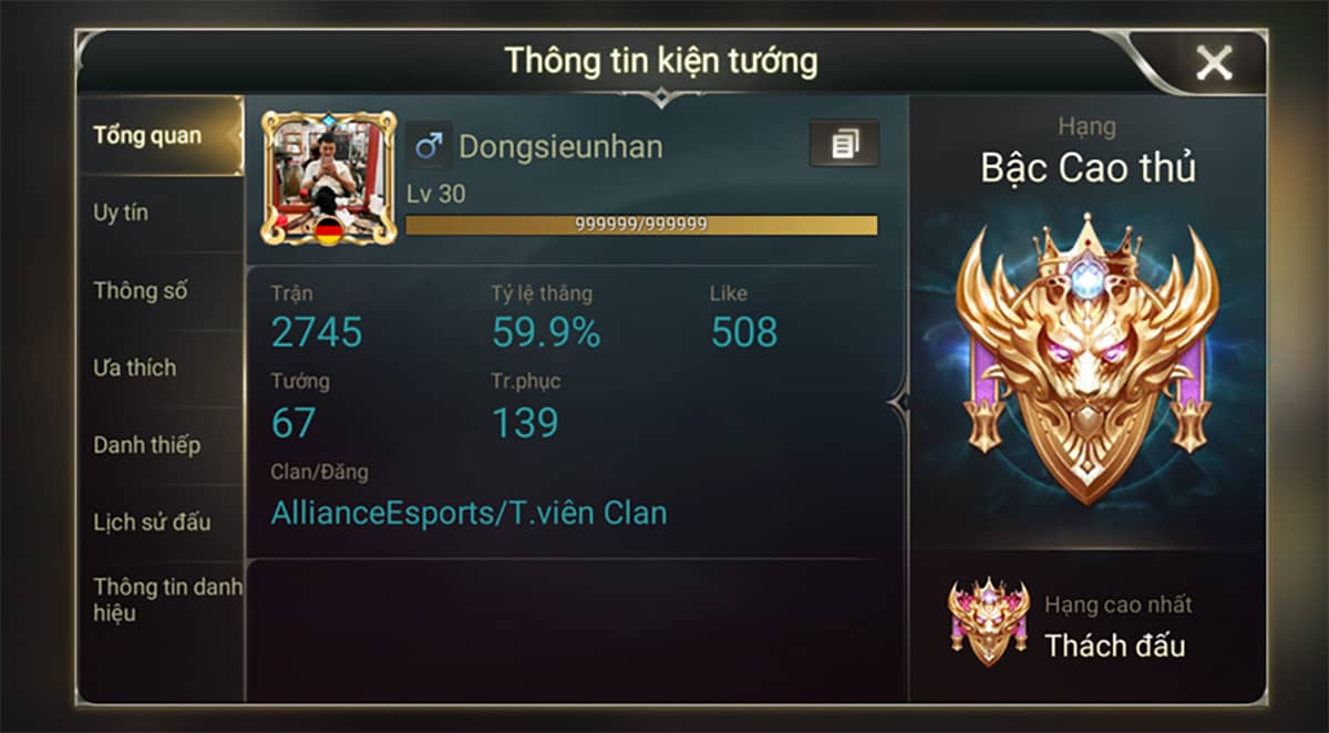 Acc liên quân miễn phí