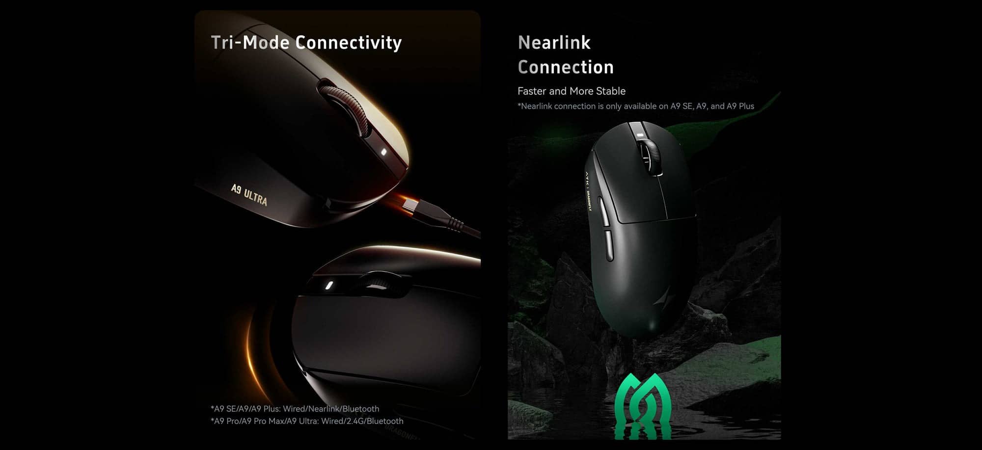 Chuột không dây ATK A9 SE 3