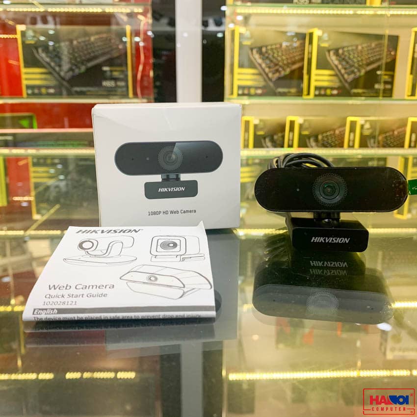 Webcam pc 1080p DS-U02 cho chất lượng hình ảnh rõ nét