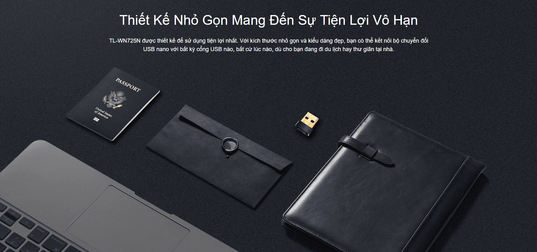 Card mạng không dây USB TP-Link TL-WN725N Wireless N150Mbps 3