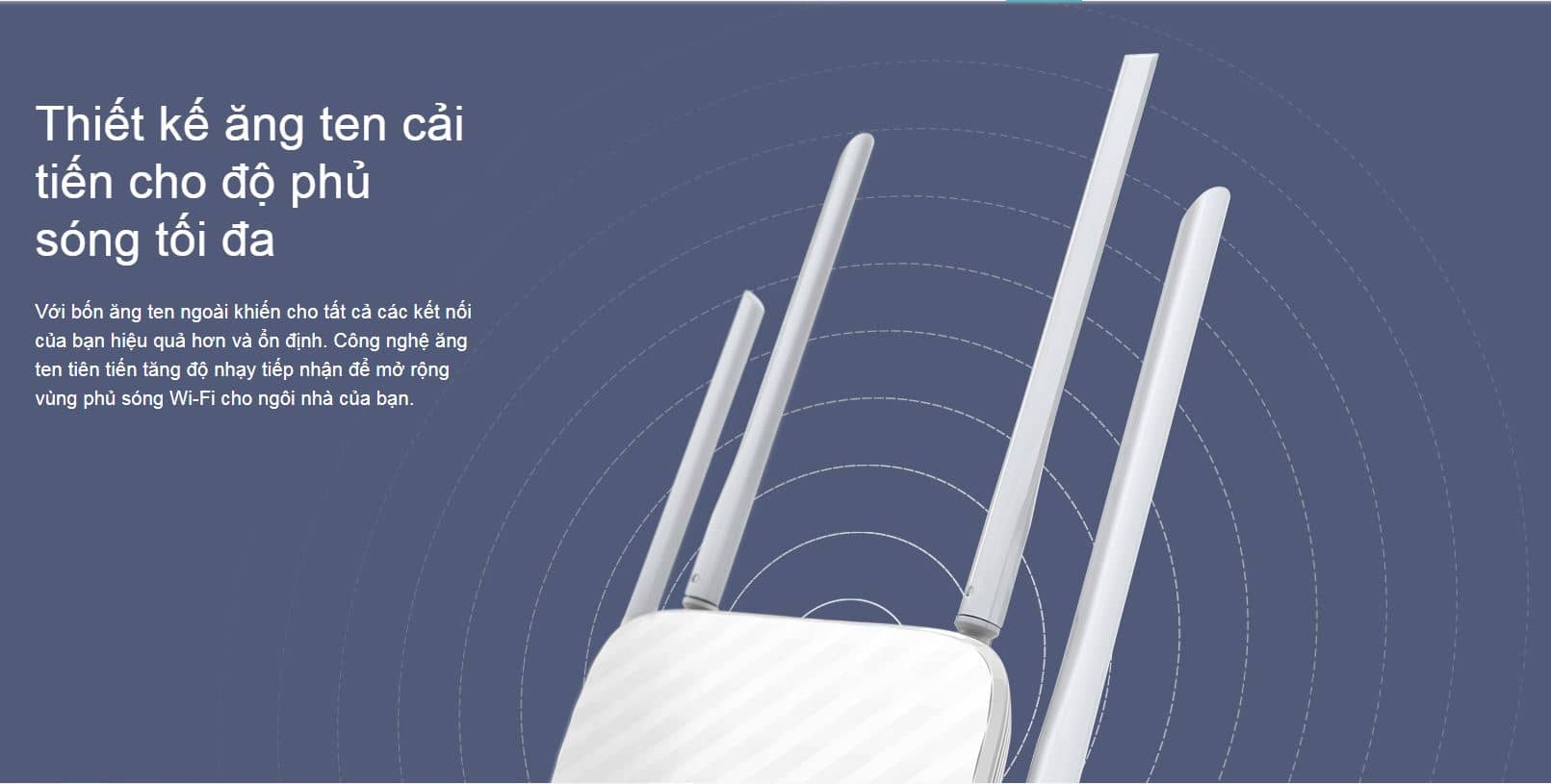 Bộ phát wifi TP-Link Archer C50 Wireless AC1200Mbps 2