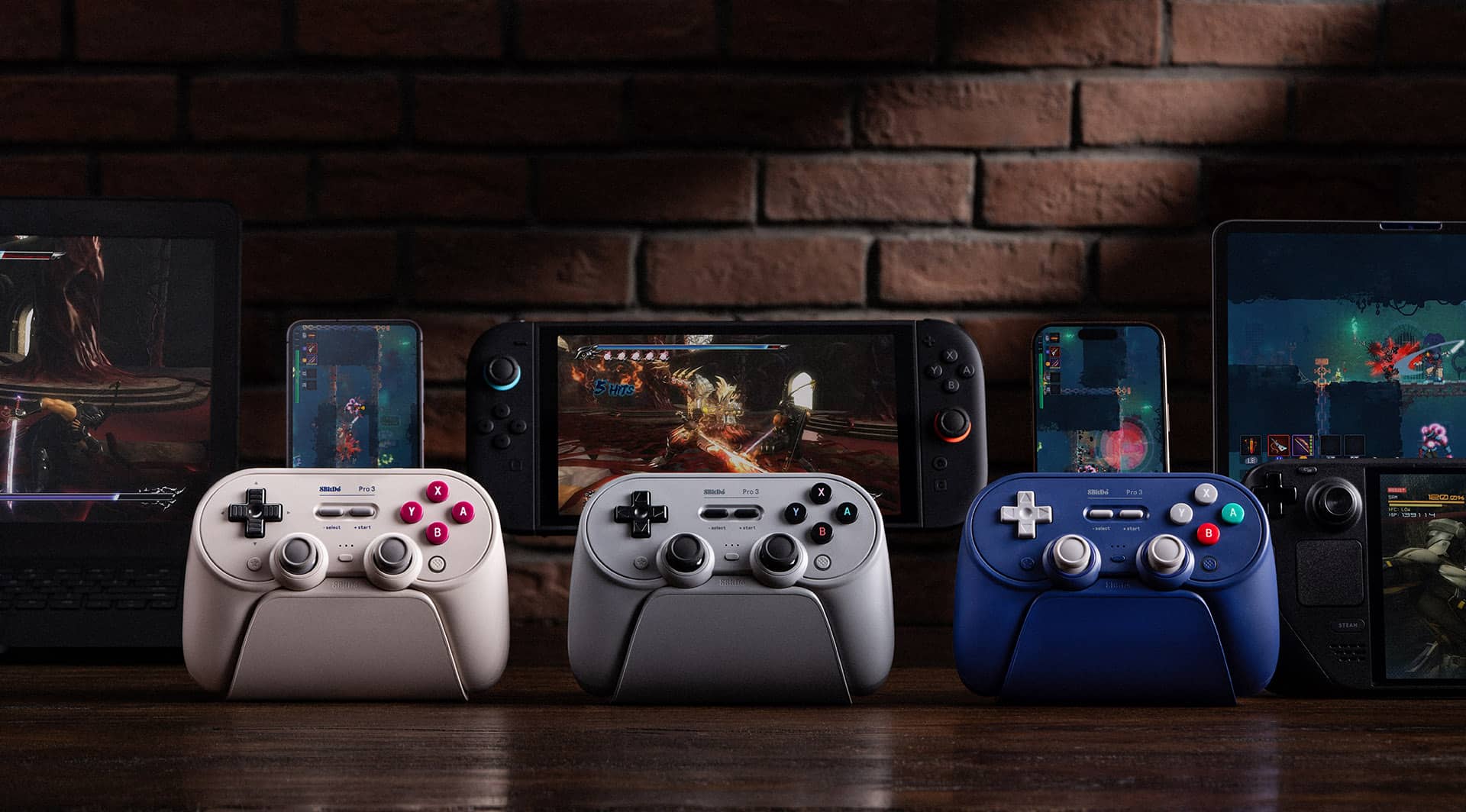 Tay cầm chơi game 8BitDo Pro 3 Bluetooth Gamepad 1