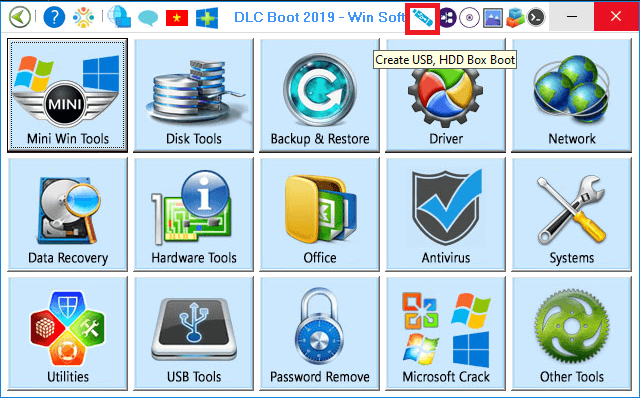 Các bước tạo USB Boot