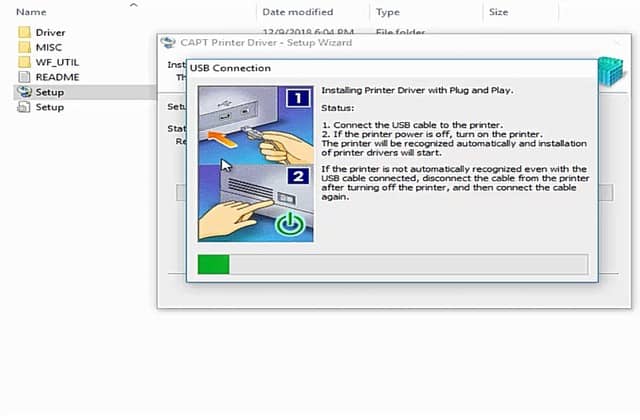 Đảm bảo dây USB từ máy in đã được kết nối với máy tính