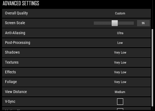 Giảm cấu hình game
