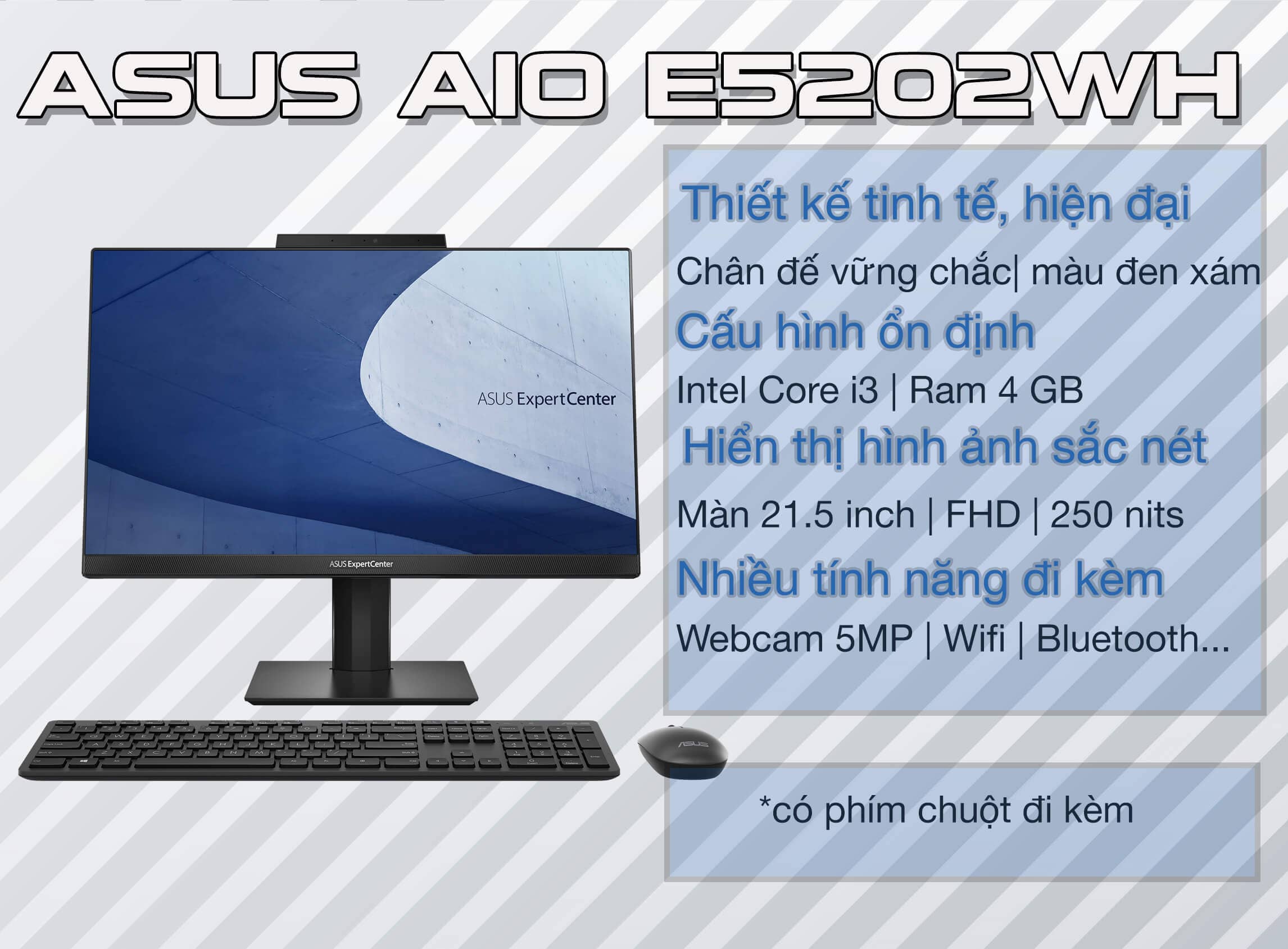 PC Asus All in One E5202WH-BA019W 1