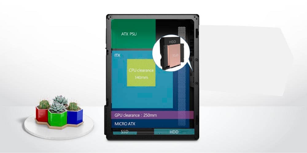 Vỏ Case máy tính HACOM BUSINESS V3