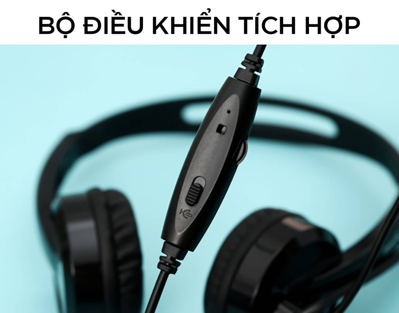 Tai nghe có dây Rapoo H100 Đen