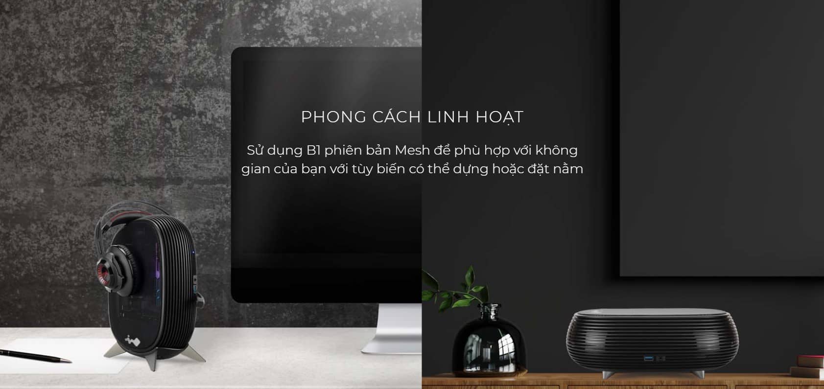 Vỏ case Inwin B1 Mesh (Mini Towerr/Màu đen)