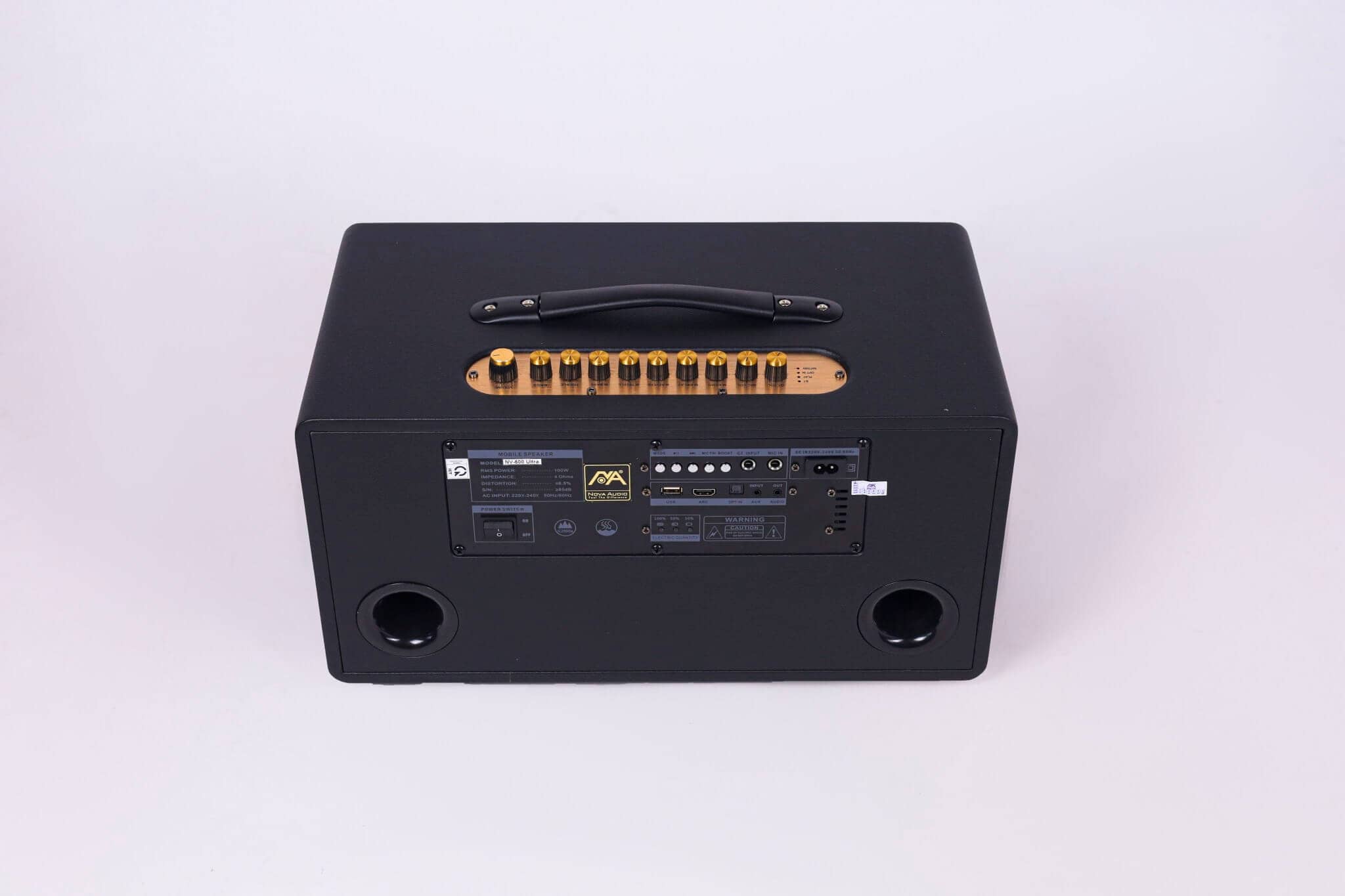 Loa Karaoke di động NOVA NV-600 Ultra đen 3