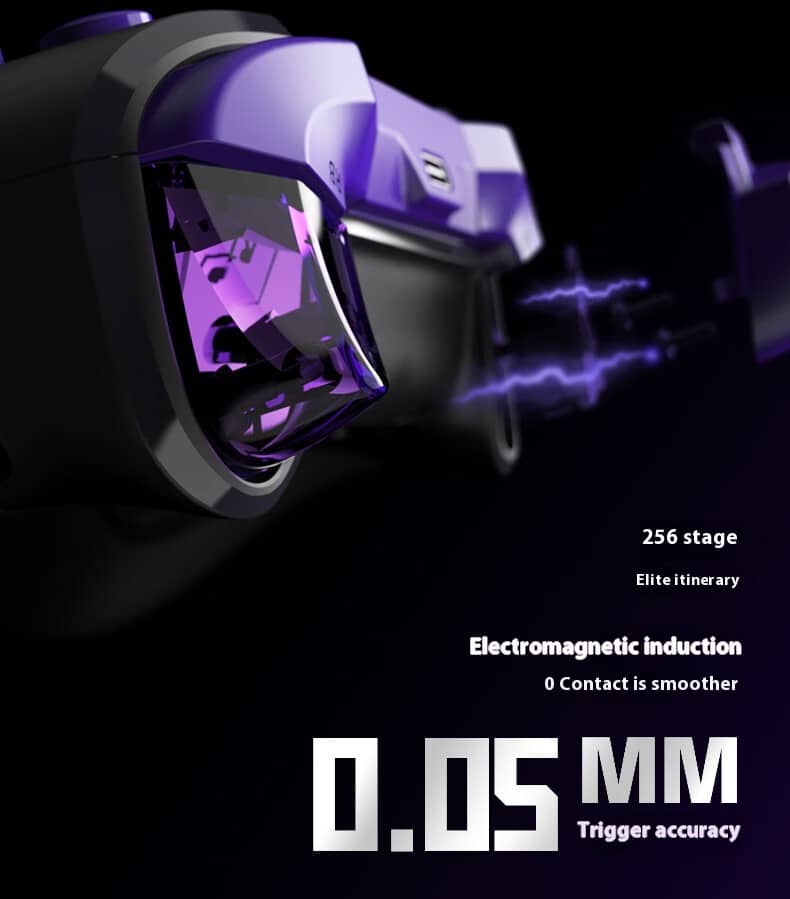 Tay cầm chơi game không dây PXN P5 8K Màu Đen Pha Tím 3