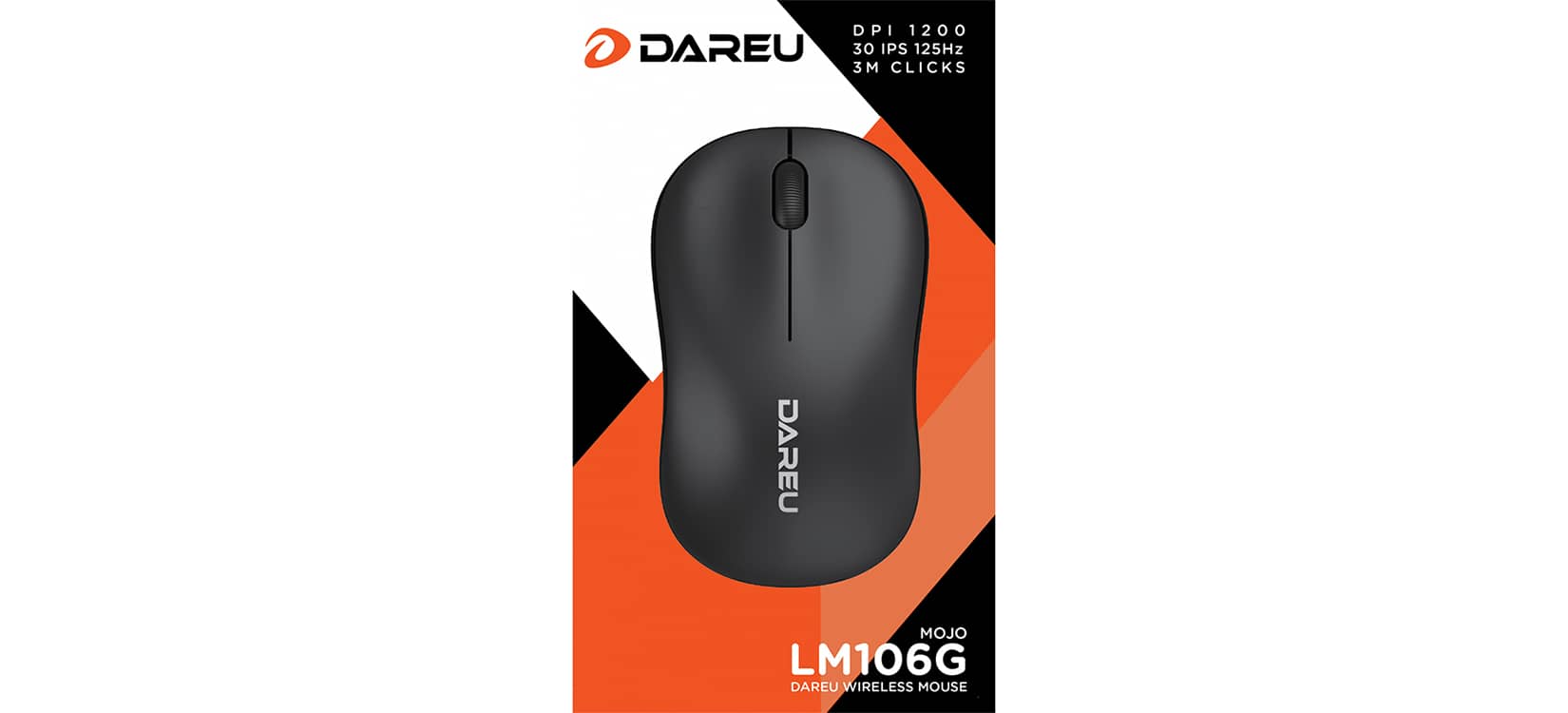 Chuột không dây Dareu LM106G Black