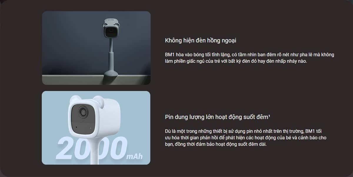 Camera thông minh dùng pin EZVIZ BM1