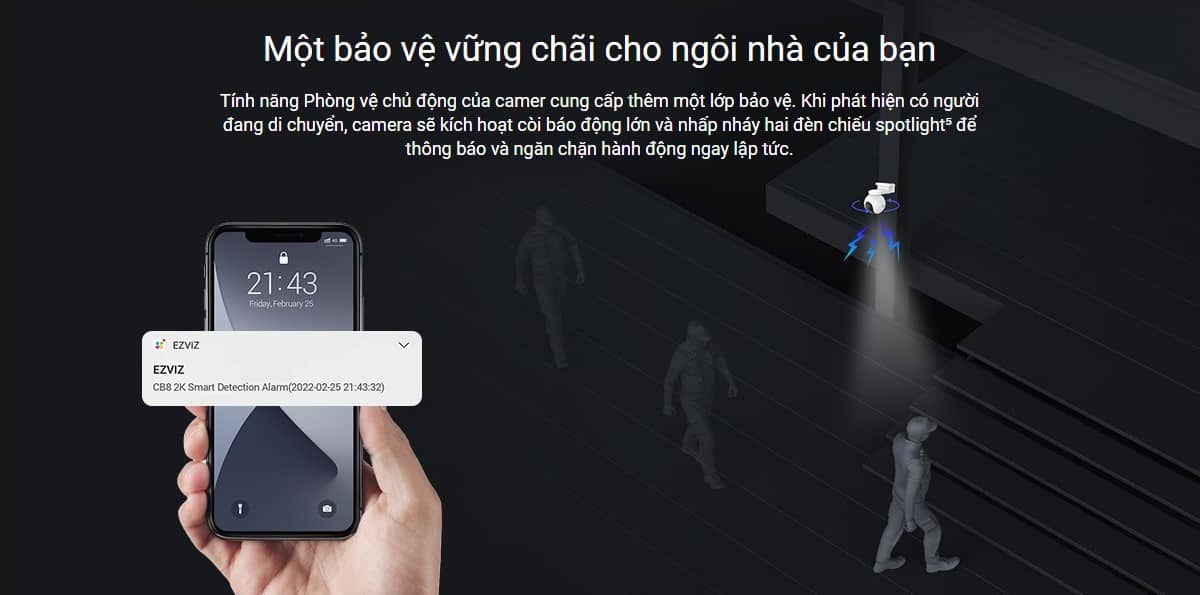 Camera EZVIZ CS-HB8 (2K/Có pin/Wifi/4M)