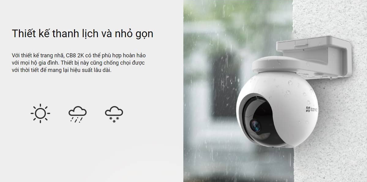 Camera EZVIZ CS-HB8 (2K/Có pin/Wifi/4M)