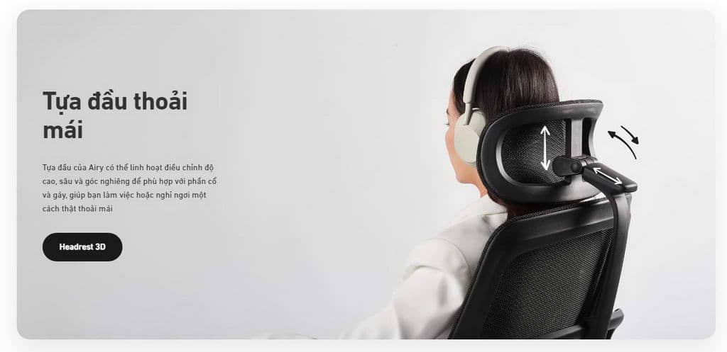 Ghế công thái học HyperWork Airy