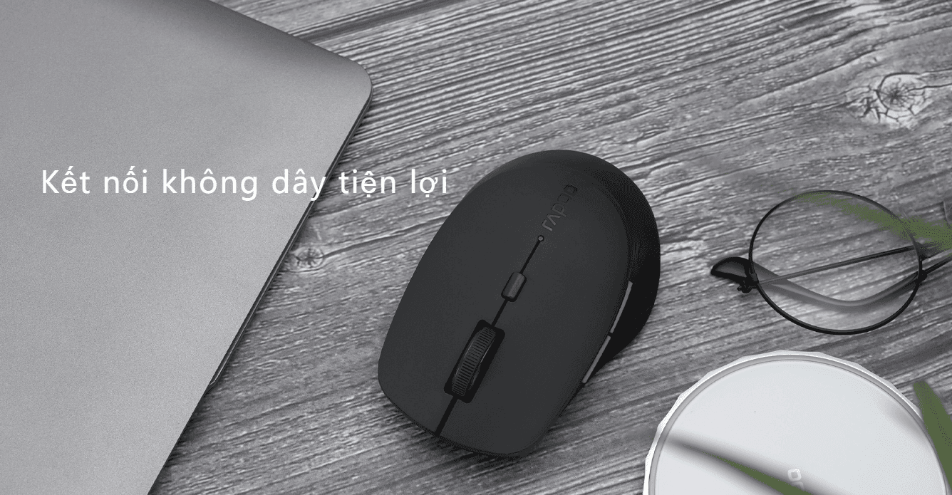 Chuột không dây Rapoo M300 Silent 3