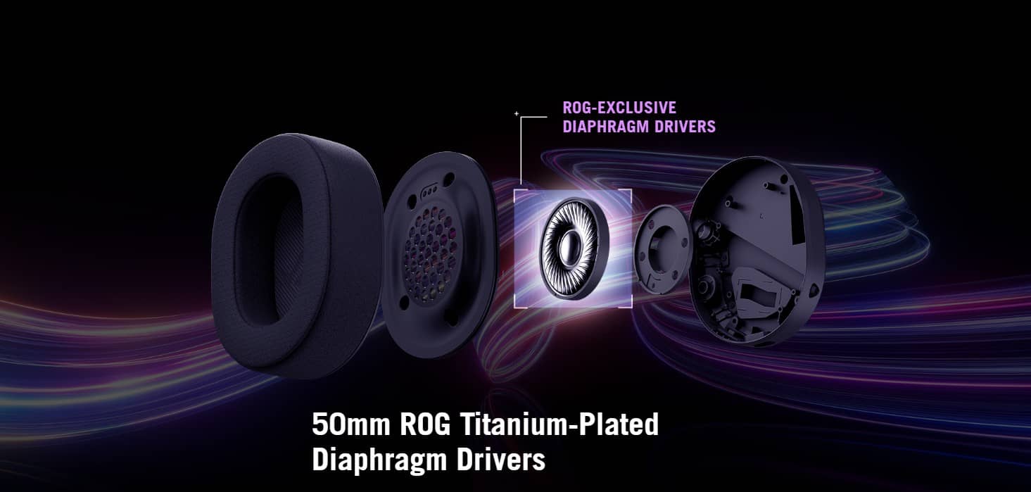 Tai nghe không dây Gaming Asus ROG Pelta 5