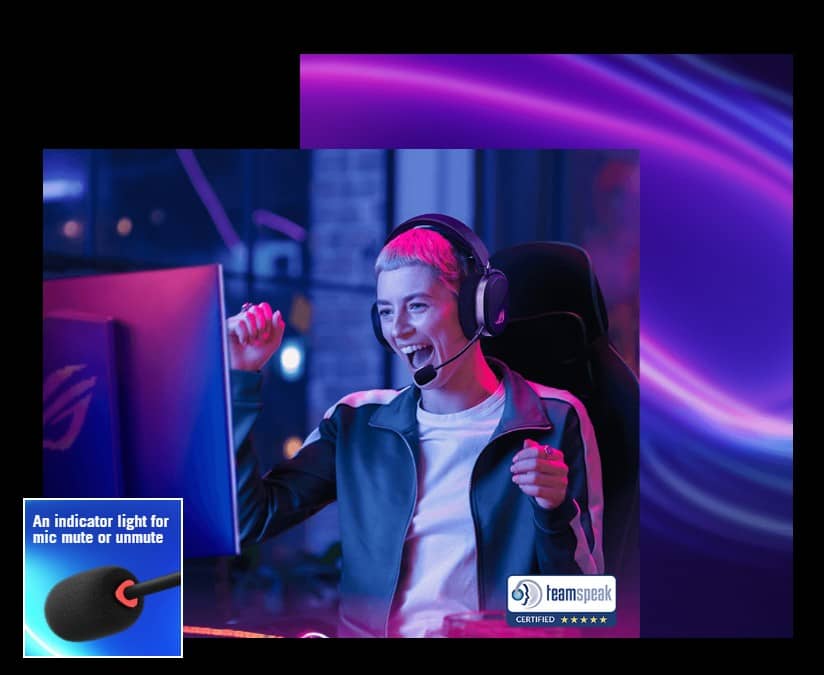 Tai nghe không dây Gaming Asus ROG Pelta 7