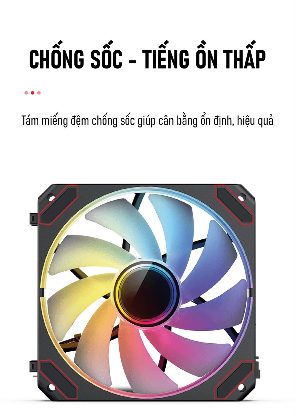 Fan Case Tản Nhiệt JONSBO ZG-120BR Black (3IN1/ FAN ĐẢO NGƯỢC/ GHÉP NỐI KHÔNG DÂY)