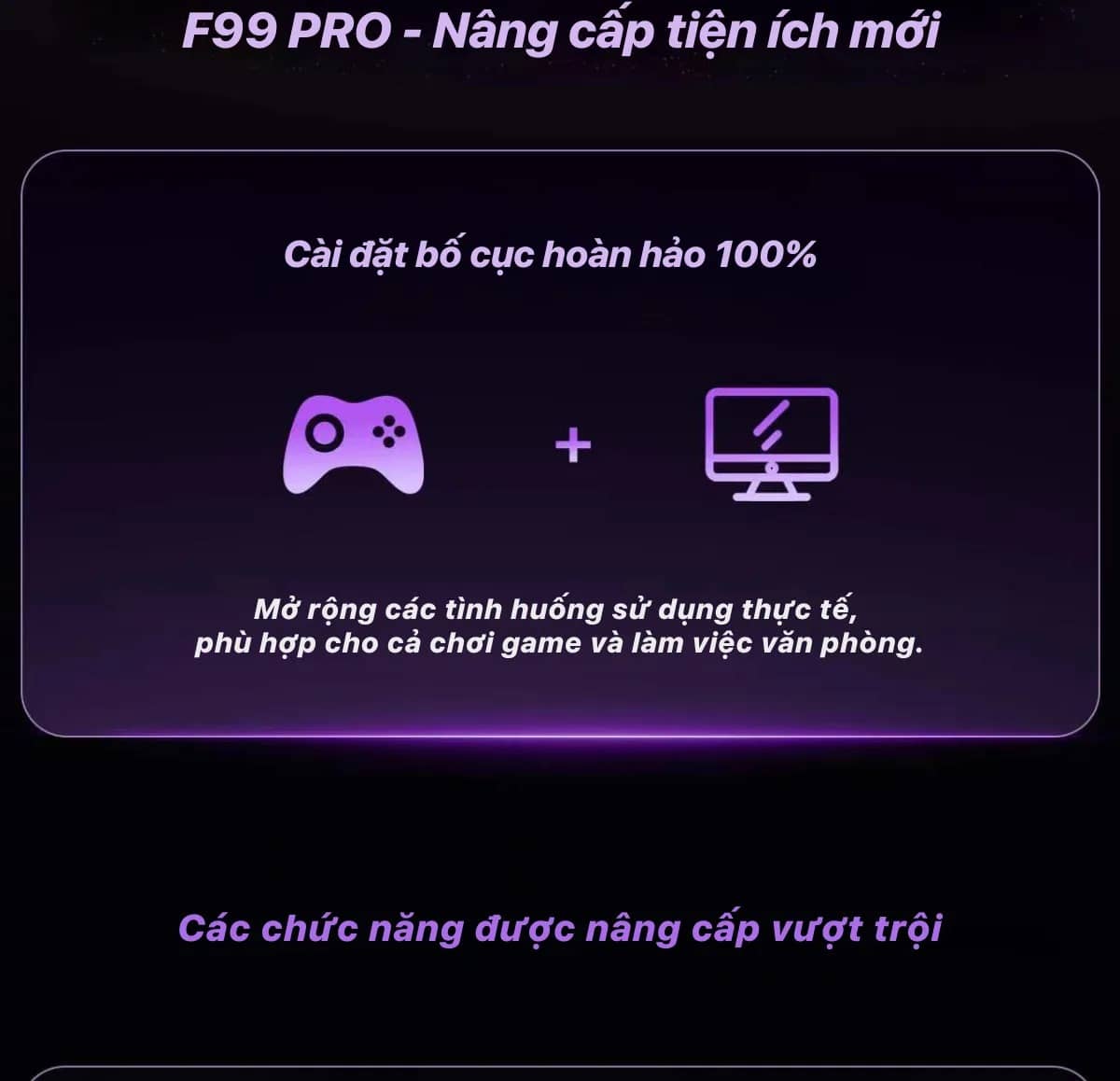 Bàn phím cơ gaming AULA F99 Pro 3