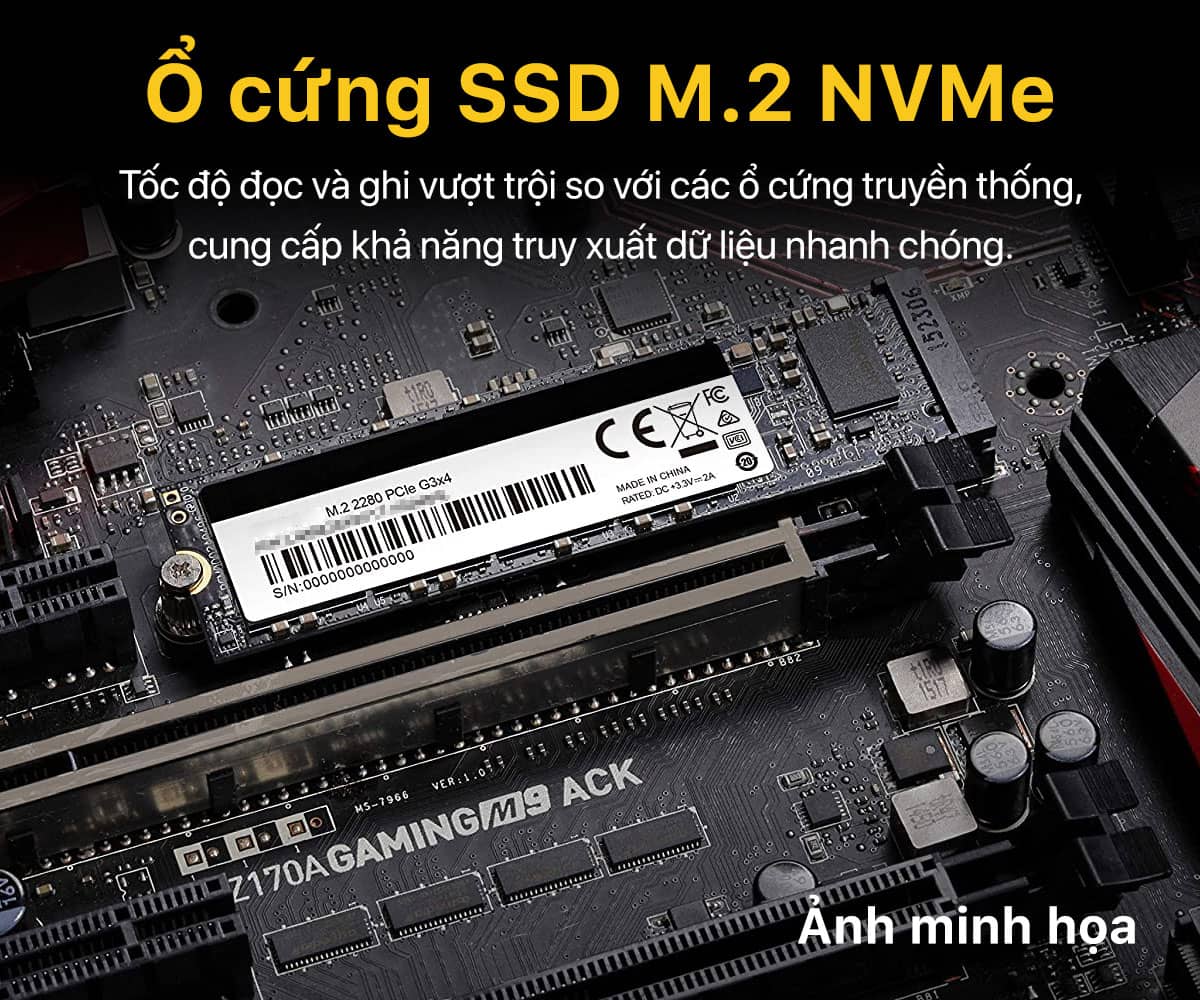 Ổ cứng SSD M.2 NVMe 512GB - Tốc độ vượt trội cho PC GIẢ LẬP