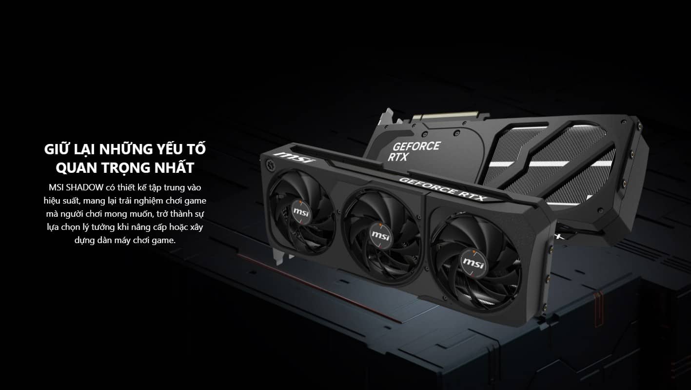 Card màn hình MSI RTX 5070 12G SHADOW 3X OC