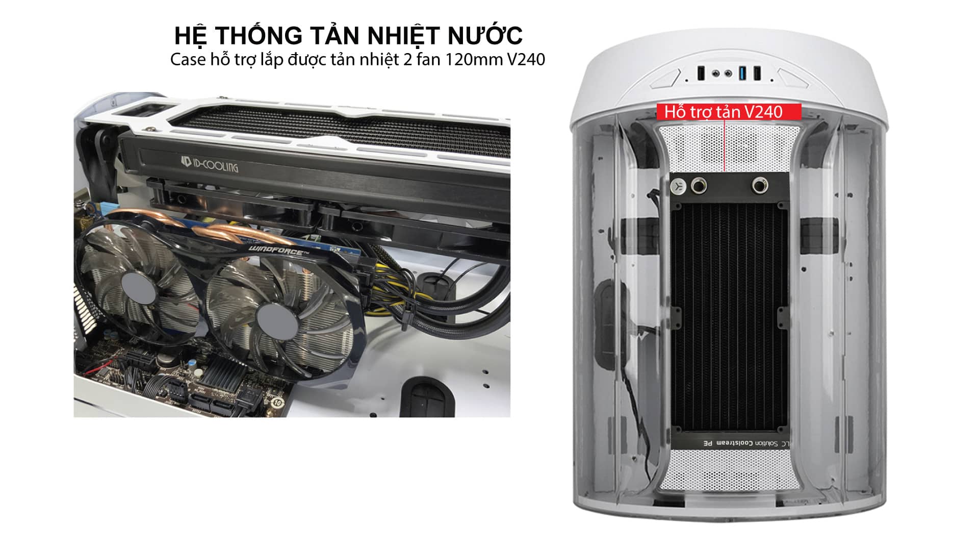 Vỏ Case VSP E-ROG ES6 White (Mid Tower / Màu Trắng)