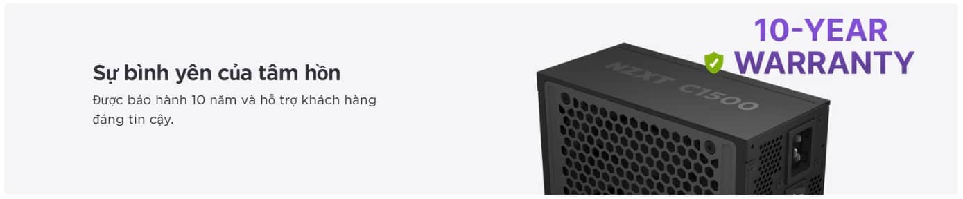 bảo hành lên đến 10 năm