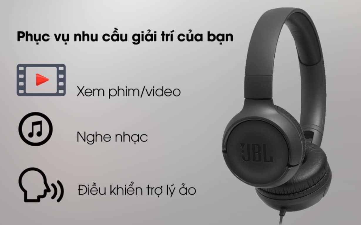Tai nghe có dây JBL T500
