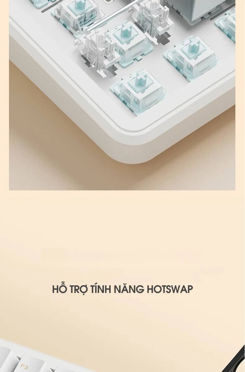 Bàn phím cơ gaming AULA F108 Pro 11