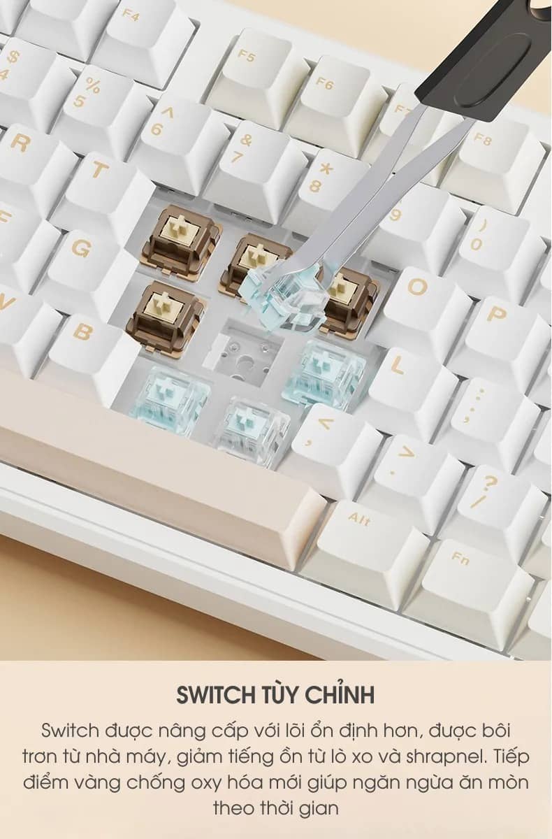 Bàn phím cơ gaming AULA F108 Pro 12