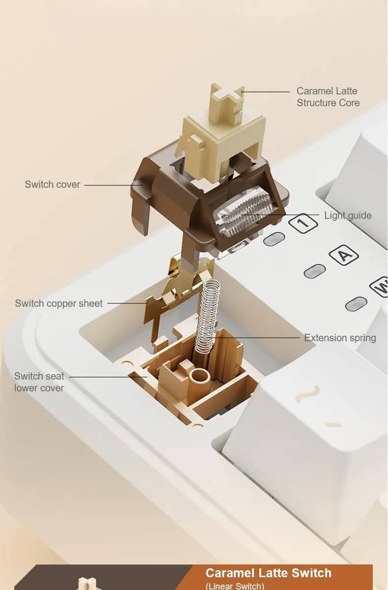 Bàn phím cơ gaming AULA F108 Pro 13