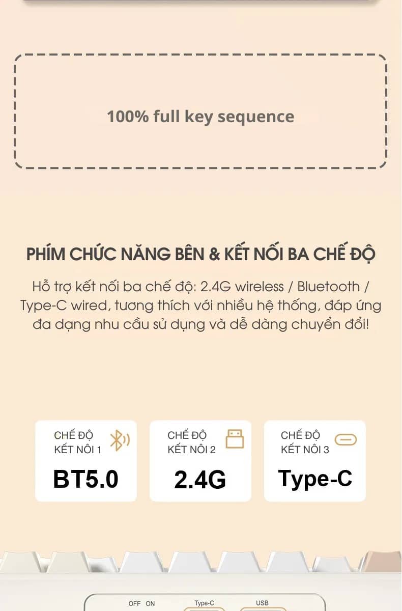 Bàn phím cơ gaming AULA F108 Pro 18