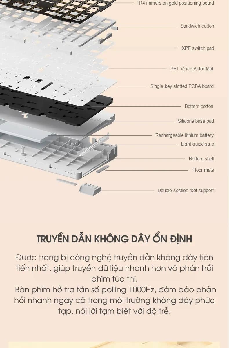 Bàn phím cơ gaming AULA F108 Pro 4