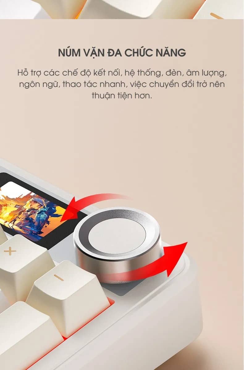 Bàn phím cơ gaming AULA F108 Pro 9