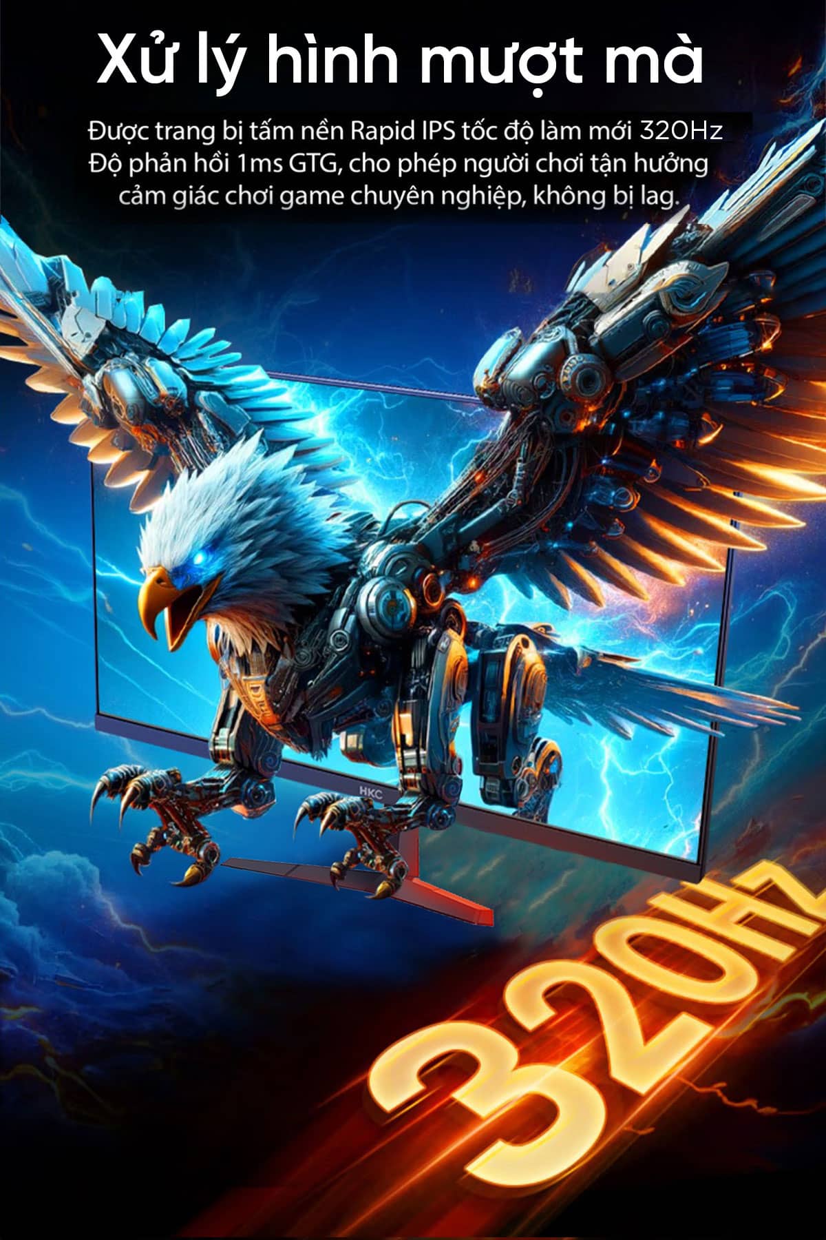 Màn hình gaming HKC MG25H320